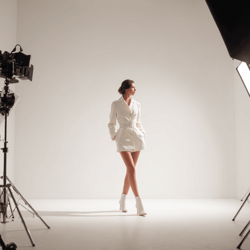 Fashion AI generated on-model apparel visual for e-commerce